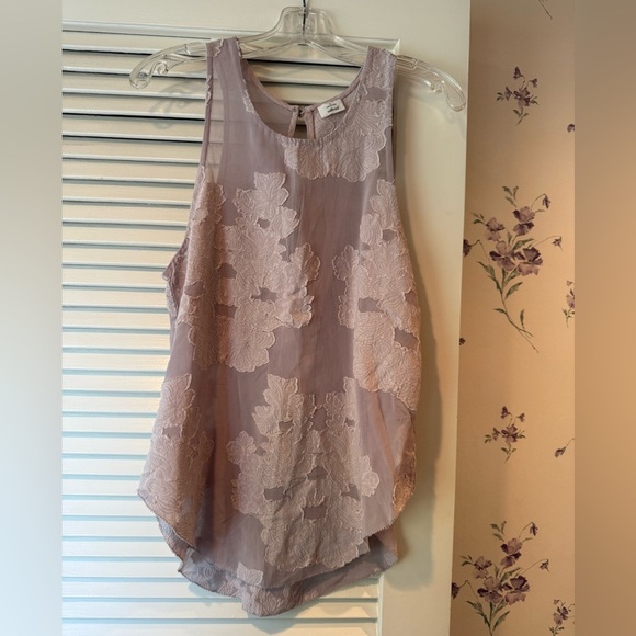 NWOT Aritzia Wilfred Sevres Tank in Mauve Size Small - Picture 1 of 8